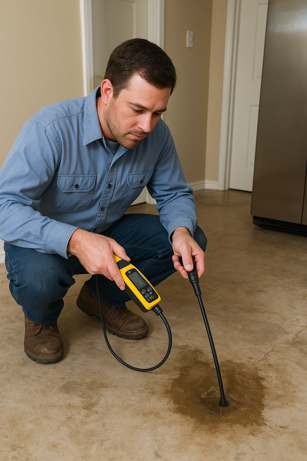 Slab Leak Detection in Houston